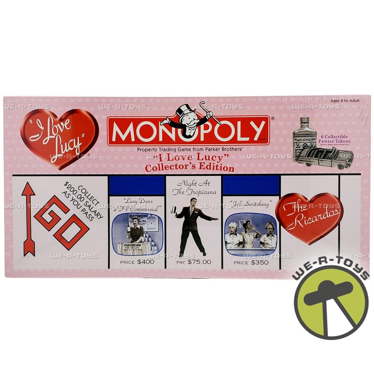 I Love Lucy 50th Anniversary Collector`s Edition Monopoly Board Game