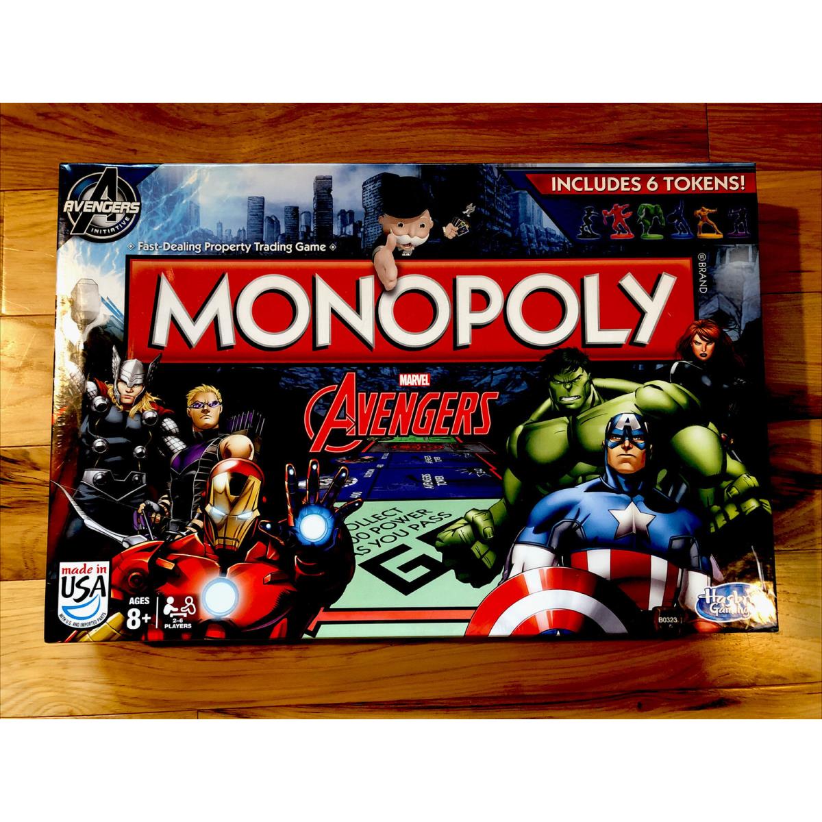 Hasbro Marvel Avengers Monopoly Game 2014 Out OF Print