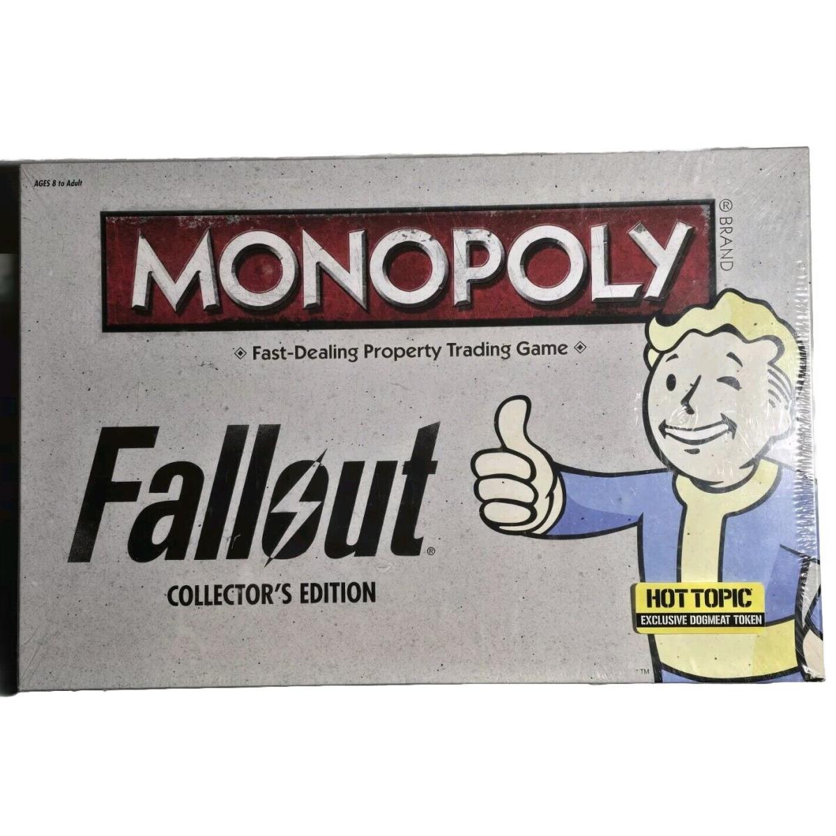 Fallout Monopoly Collector s Edition Witg Hot Topic Dogmeat Token