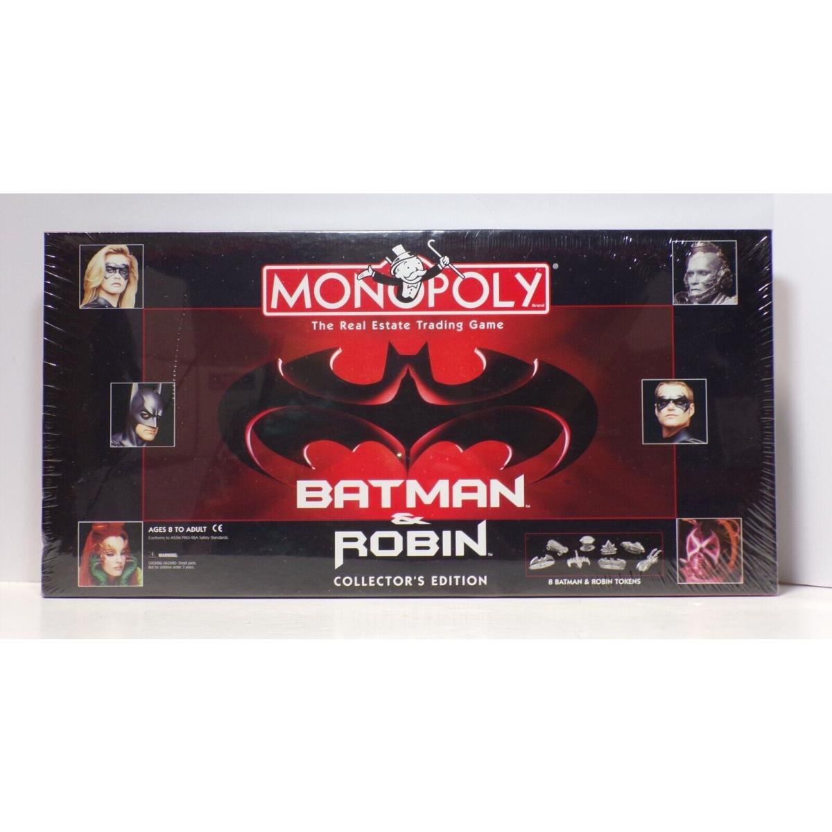 Monopoly Batman Robin 1997 Collector`s Edition Game HS-A4