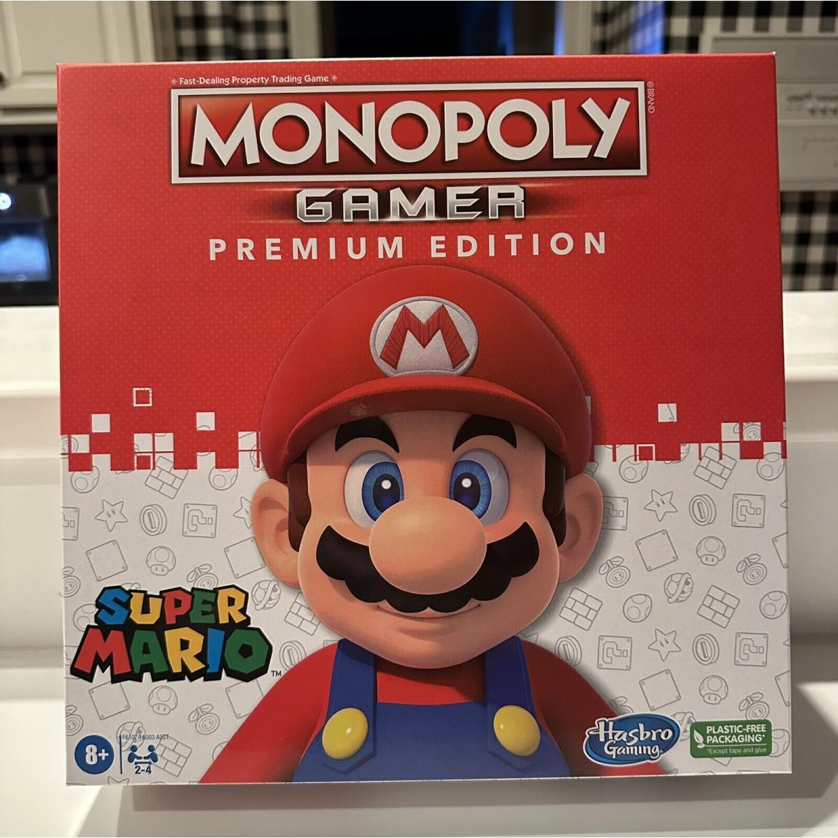 Super Mario Monopoly Gamer Premium Edition Board Game Hasbro