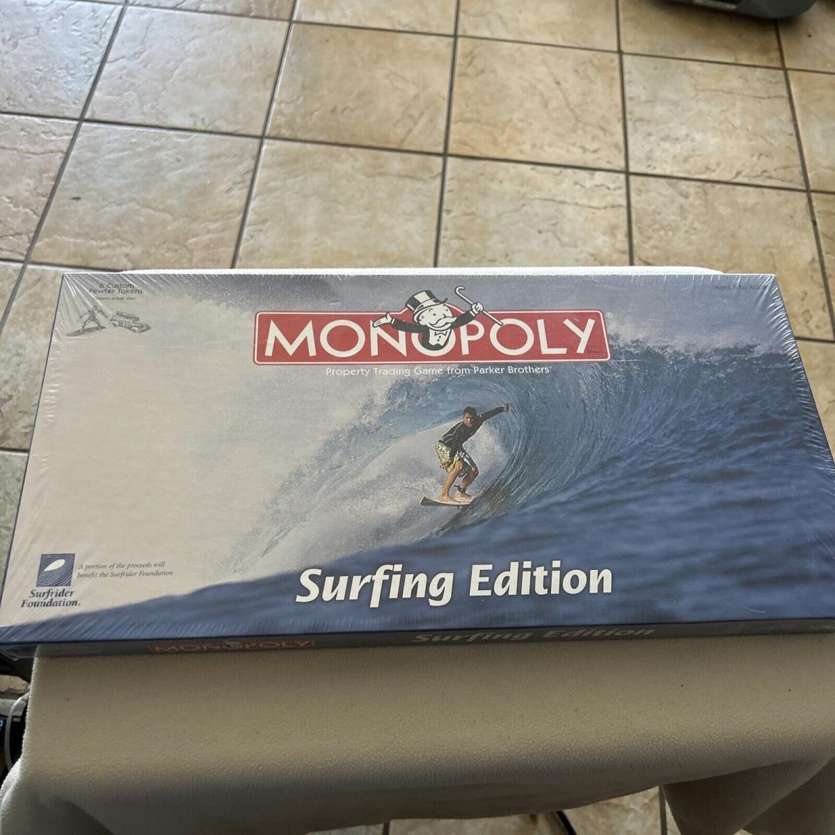 Monopoly Game Surfing Edition Vtg 2003 Parker Brothers Hasbro Rare