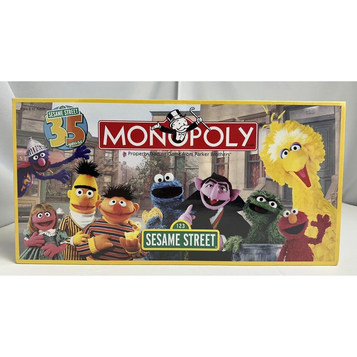 Monopoly Sesame Street 35th Anniversary Edition Board Game 2004