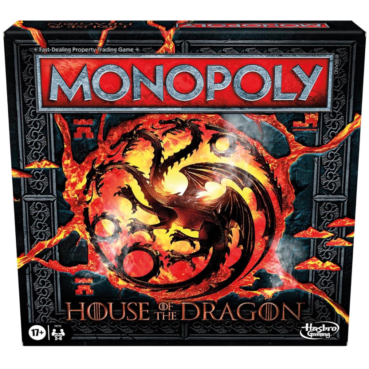 Monopoly House of The Dragon Edition Board Game Based on The Hit TV Series