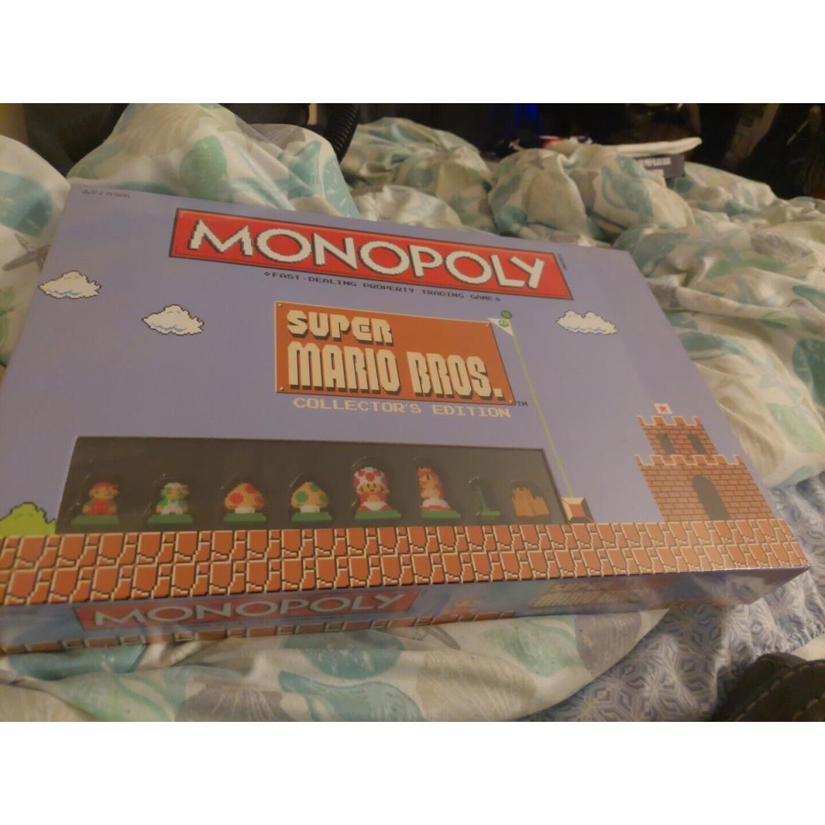 Newmonopoly Super Mario Bros. Collector s Edition 8-Bit Board Game Nes Nintendo