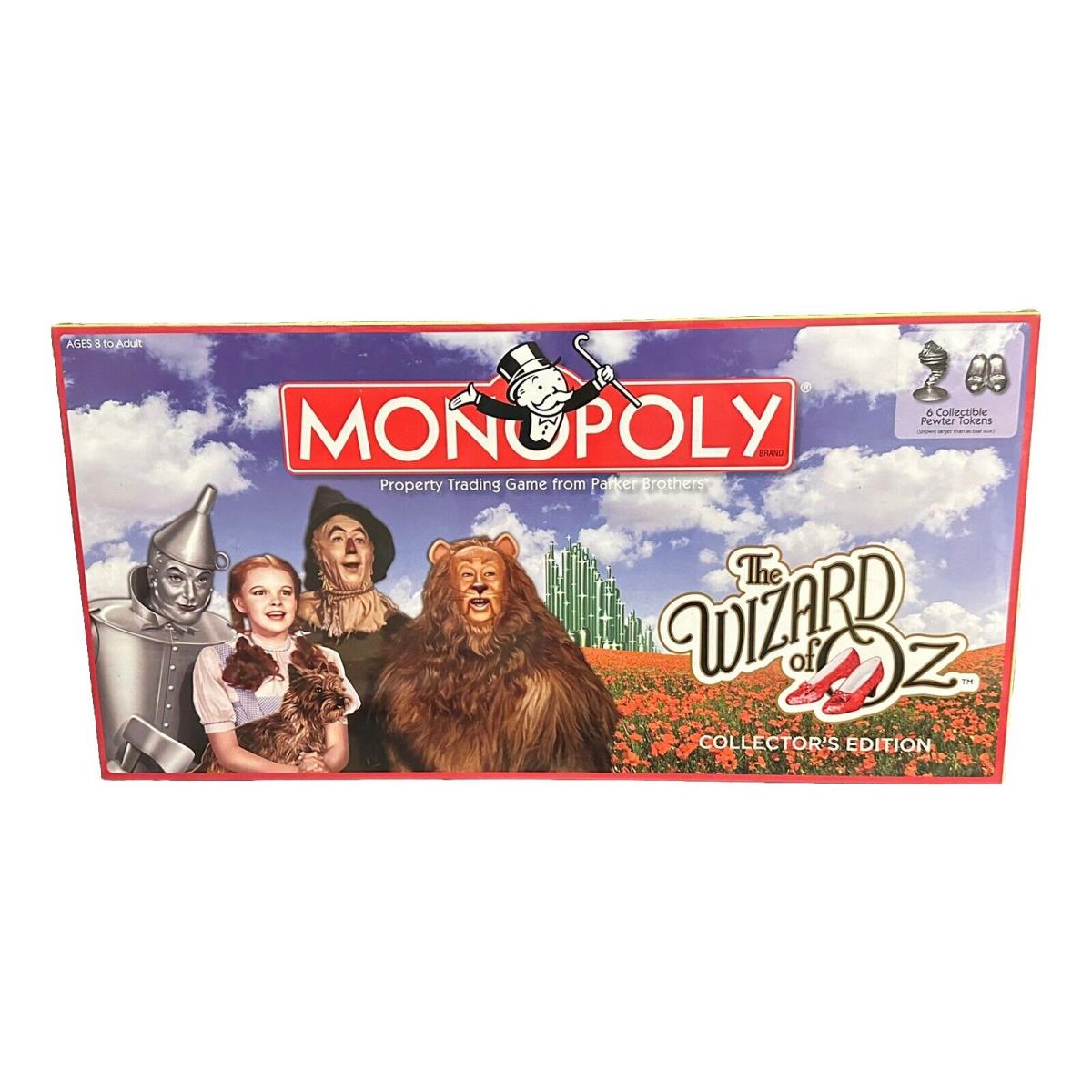 Wizard of Oz Monopoly Collectors Edition Board Game Contents 2008