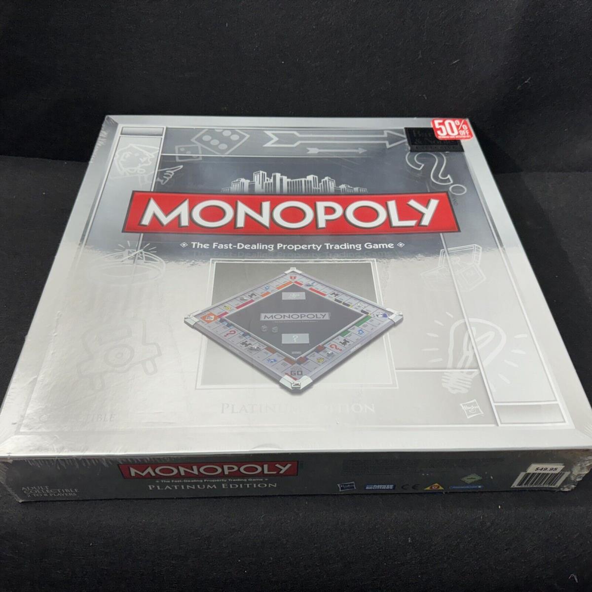 Monopoly Platinum Collector`s Edition Metallic Board Game