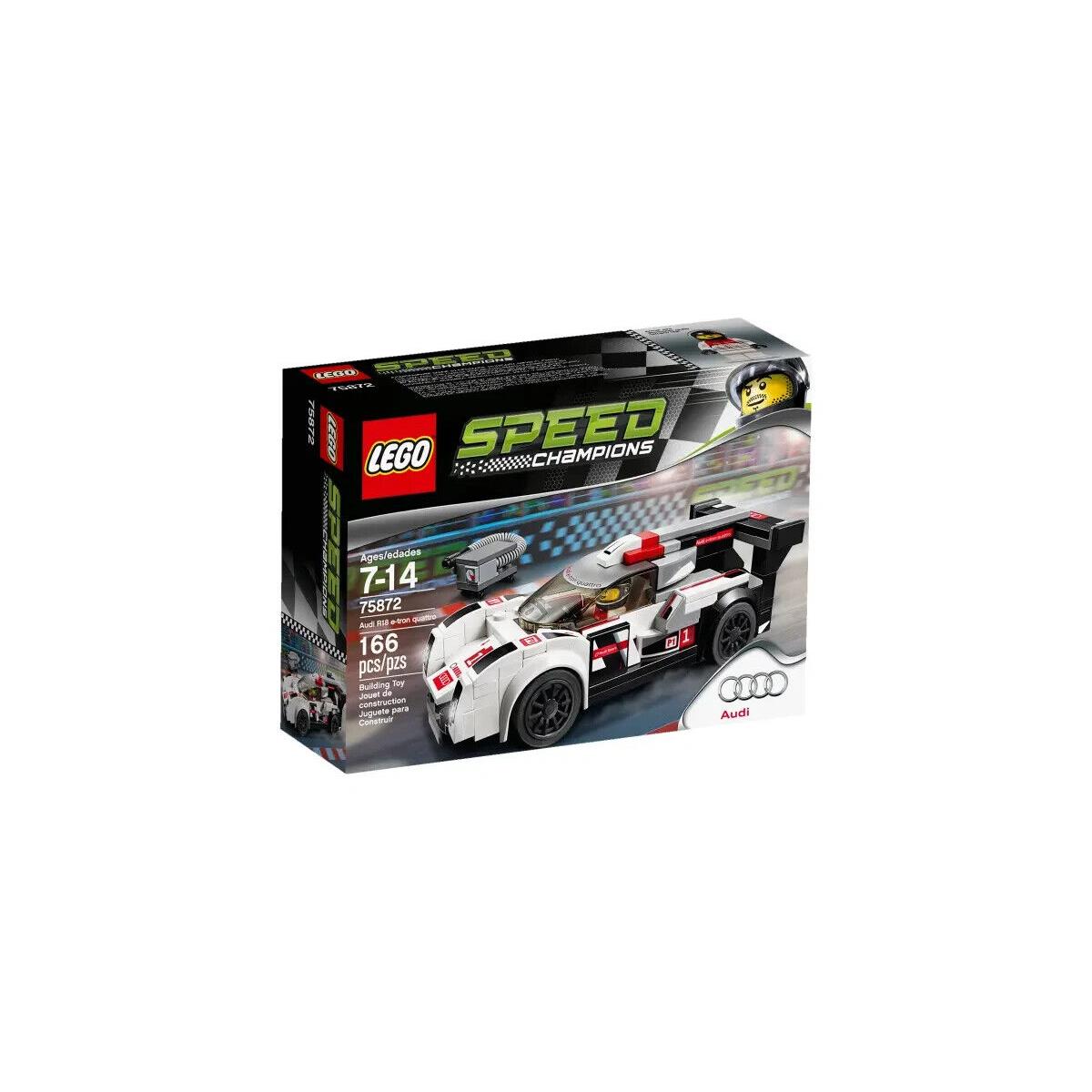 Lego Audi R18 E-tron Quattro 75872 Speed Champions Minifigure Building Set