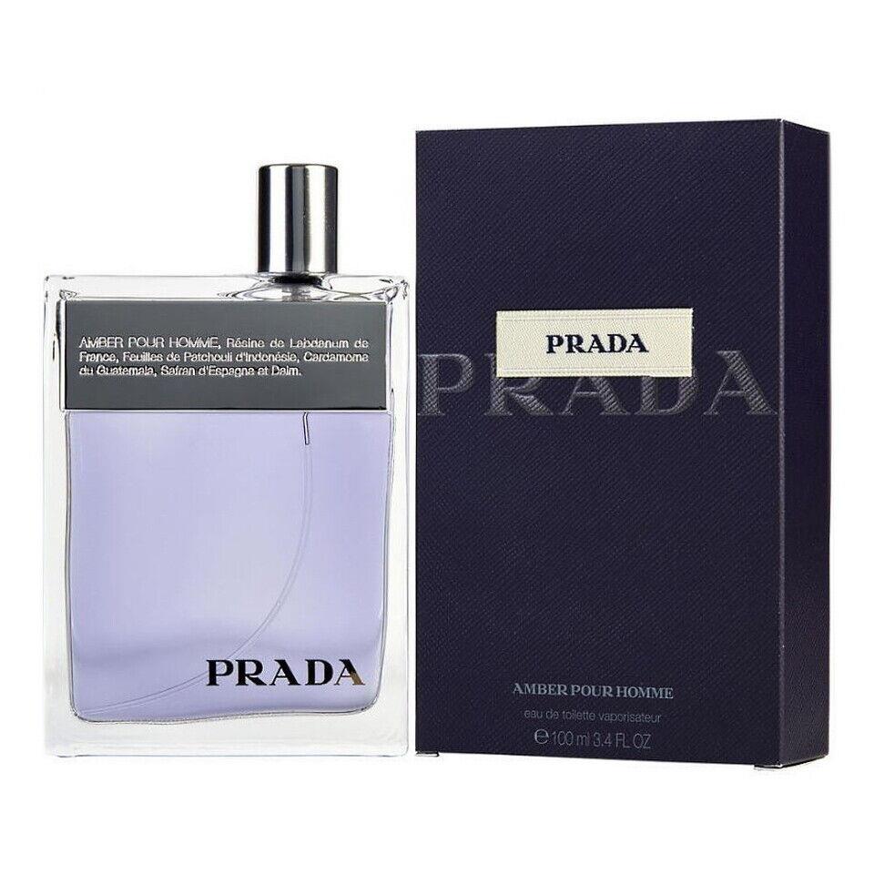 Prada Amber Pour Homme Edt 3.4 oz / 100 ml Men Spray