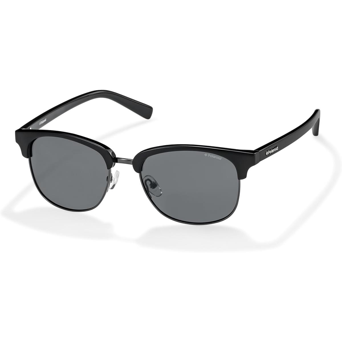 Polaroid Sunglasses Pld1012s Round Sunglasses Black (Dkruth Black/Grey)