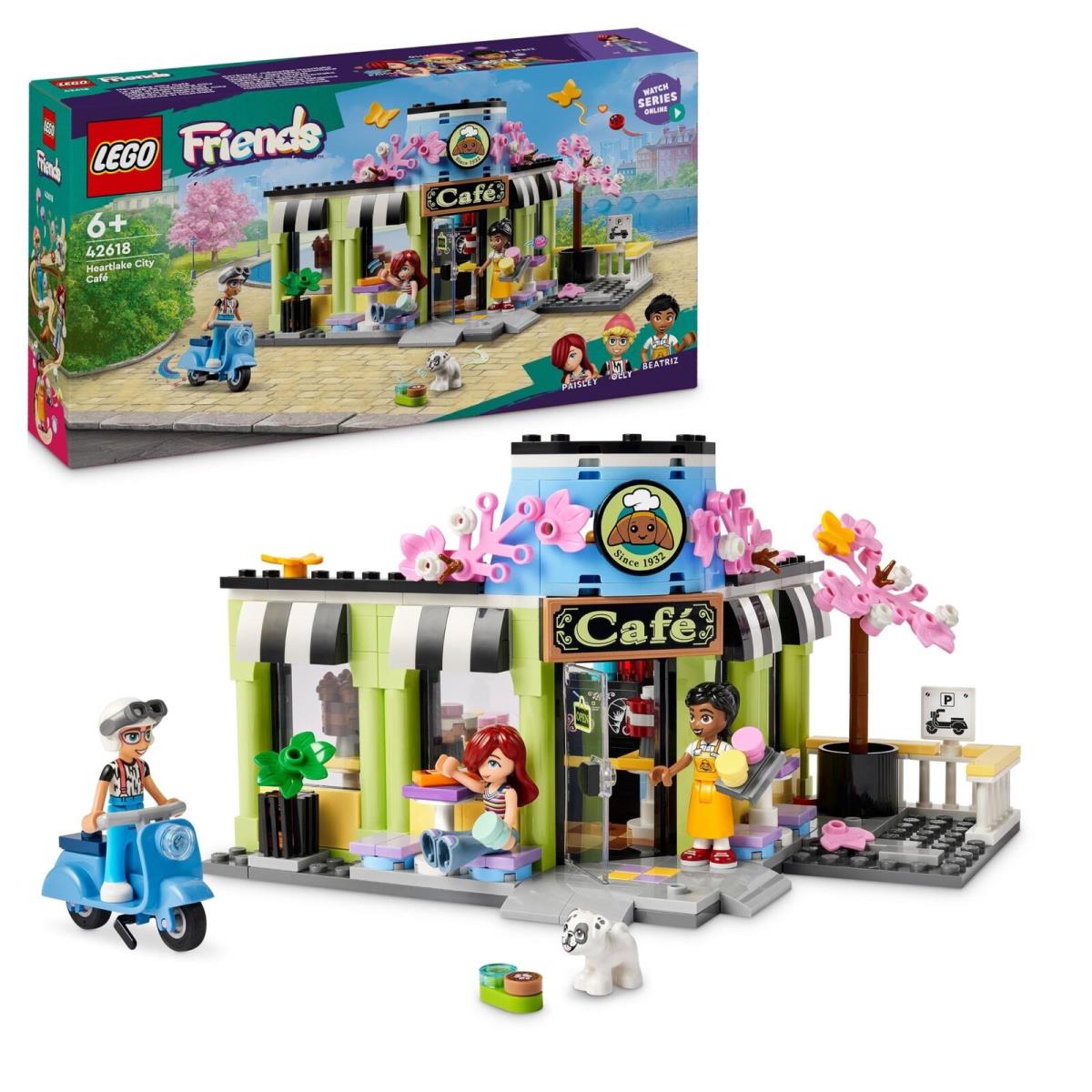 Lego Friends Heartlake City Caf Toy For Kids Bakery Building Set Birthday Gif