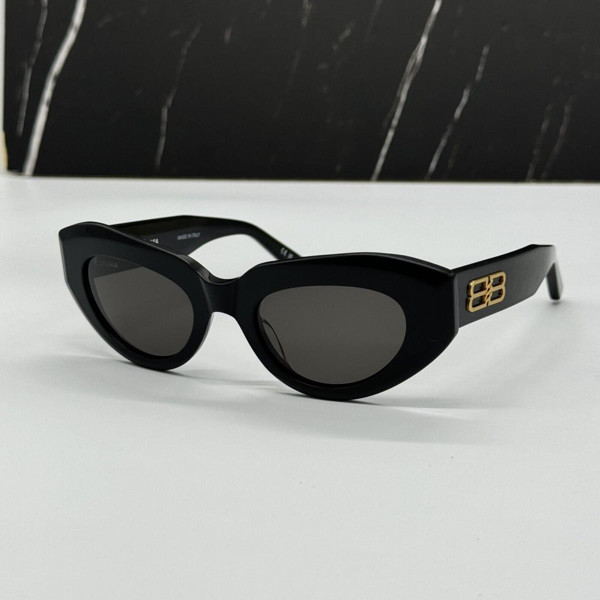 BB0236S 001 Balenciaga Black Women Cat Eye Balenciaga Sunglasses