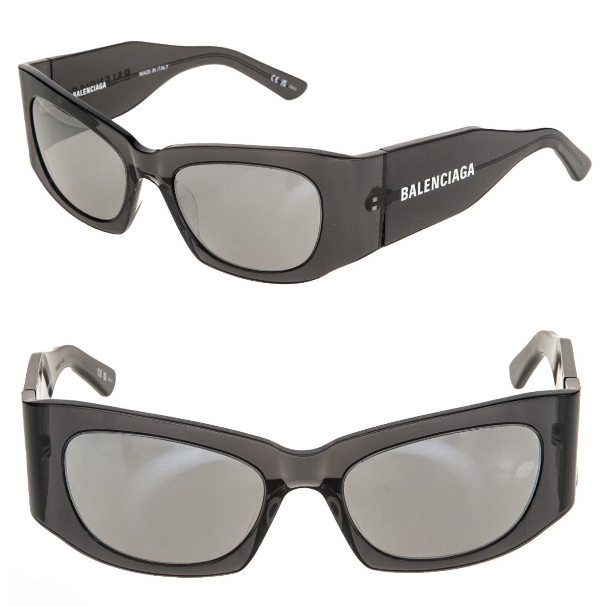 Balenciaga Panther 0327 Transparent Gray Fashion Unisex Sunglass BB0327S 003