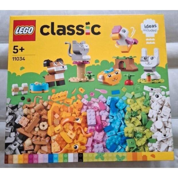 Lego Classic Creative Pets 11034 Toy Building Kit 450 Pcs