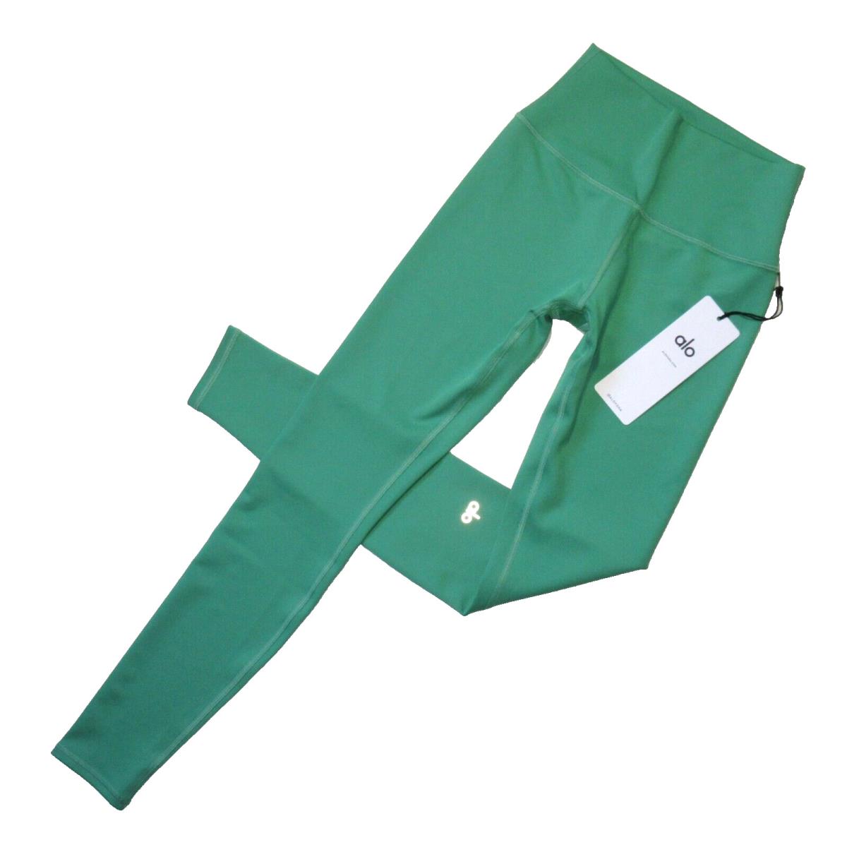 Alo Yoga High-waist Airlift Legging in Lettuce Green Stretch Workout S