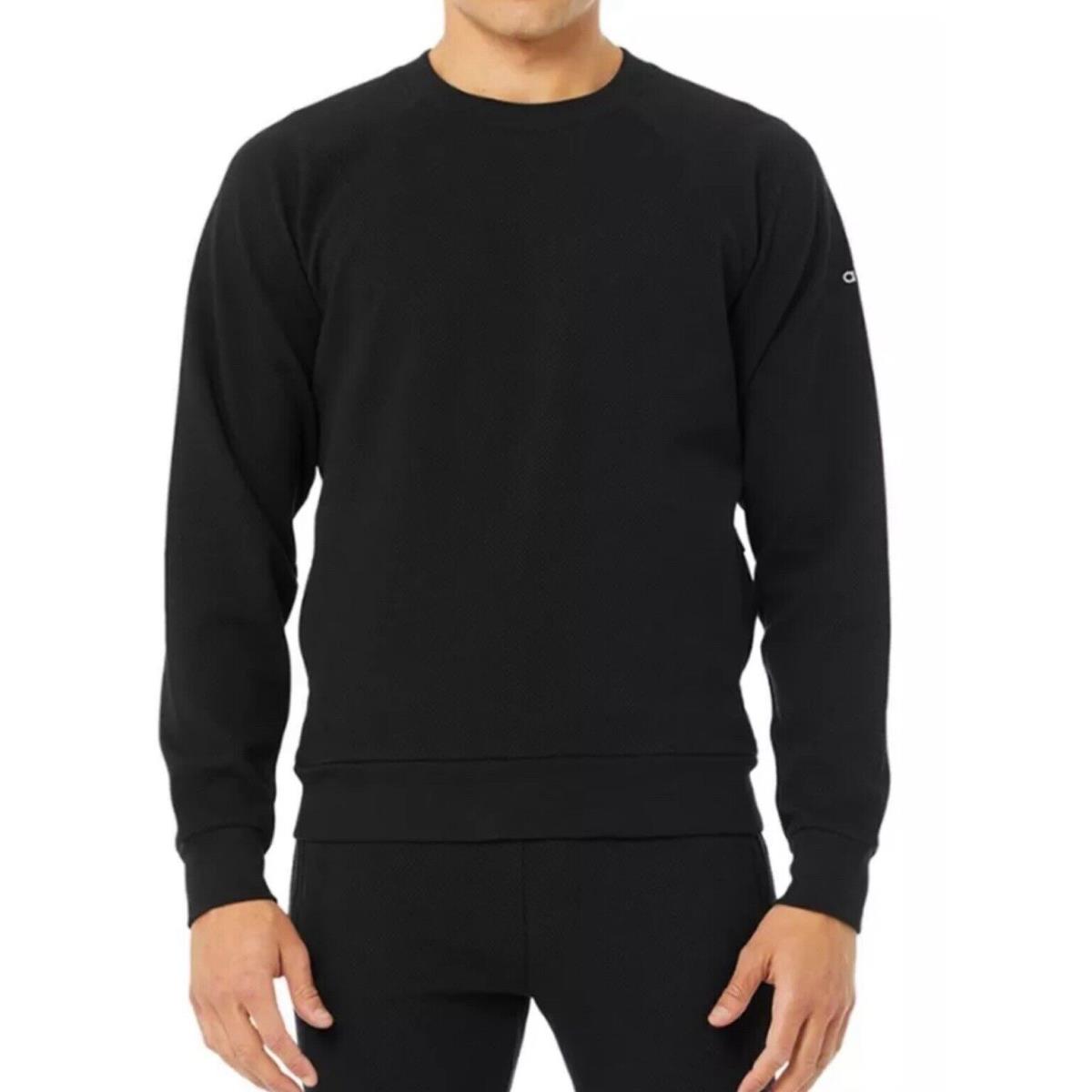 Alo Yoga Men s Impel Sweatshirt with Zip Pockets Black Size XL