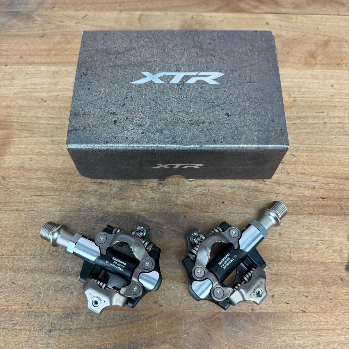 Shimano Xtr PD-M9100 XC Spd Clipless Mtb Gravel Pedals + Cleats 317g