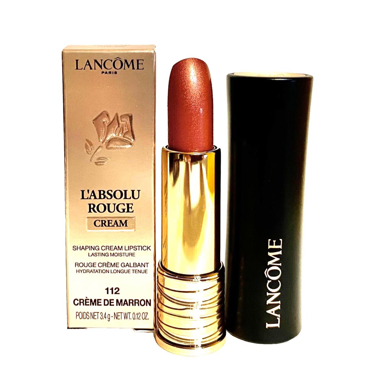 Lancome L` Absolu Rouge Lipstick 112 Creme De Marron 112 Mars