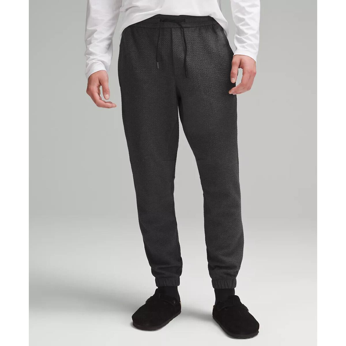 Lululemon Textured Double-knit Cotton Jogger. LM5AMHS. Nwt. Choose Your Size Heathered Black