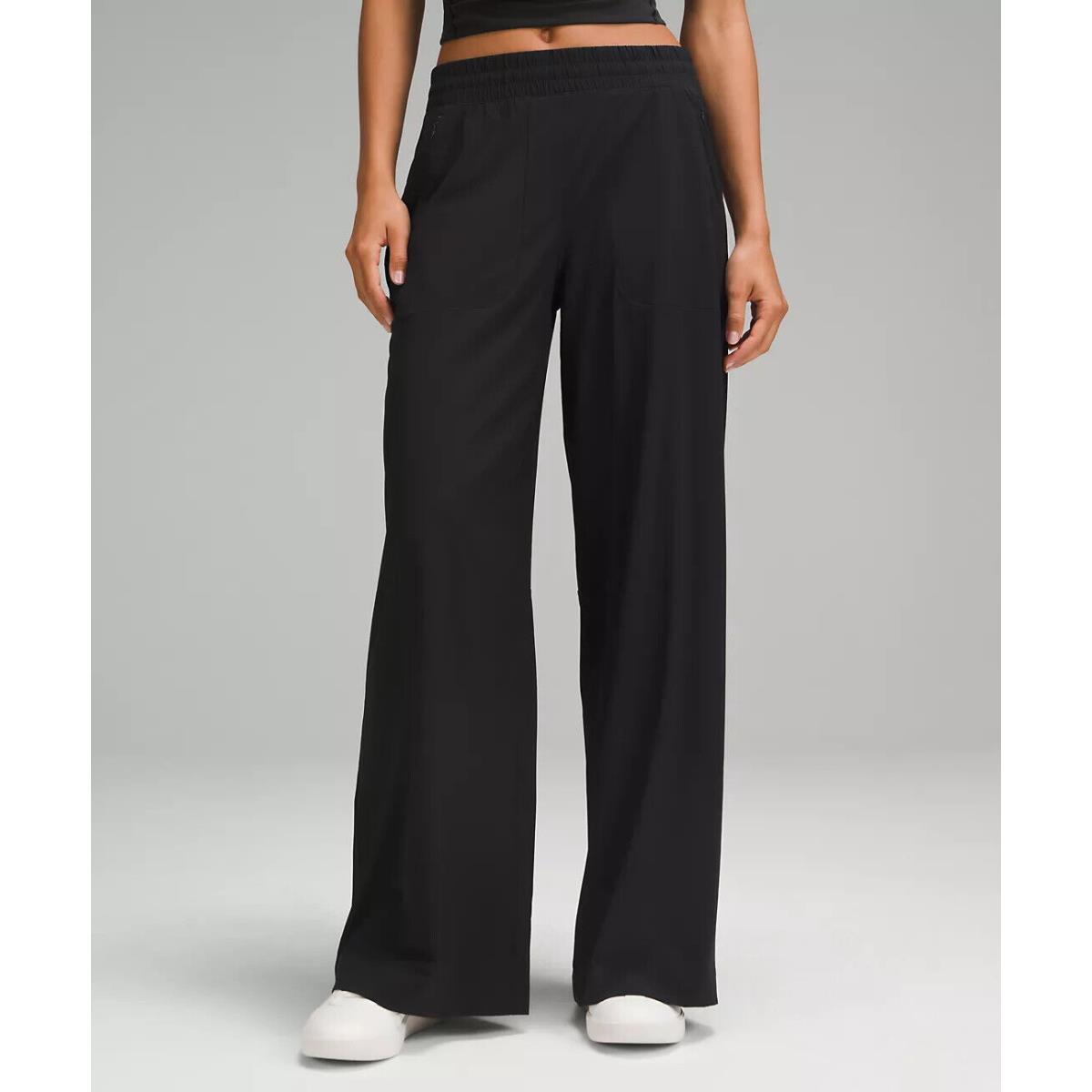 Lululemon Swift Wide Leg Mid Rise Pant Retail Black