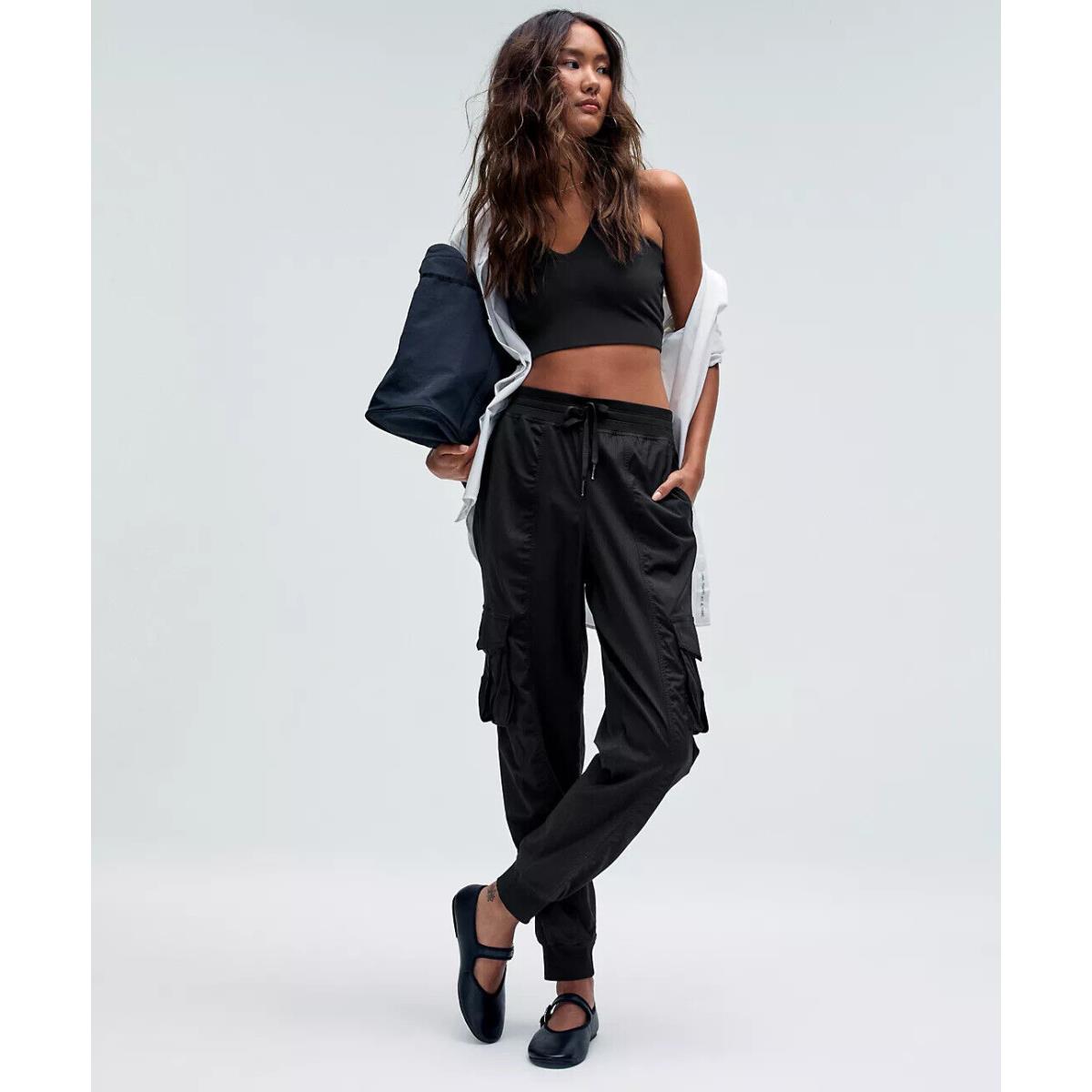 Lululemon Dance Studio Relaxed Fit Mid Rise Cargo Jogger Retail Black