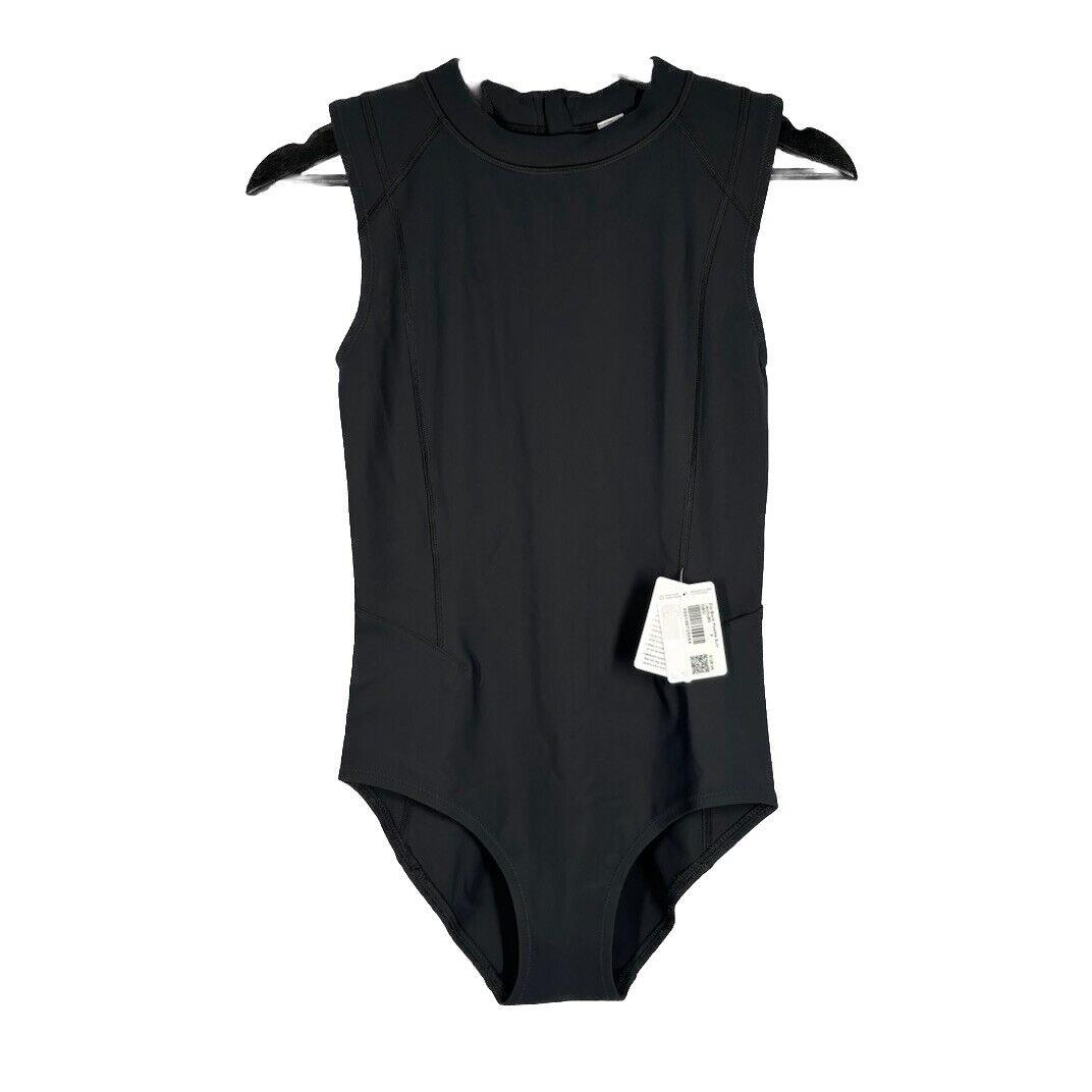 Lululemon Sleeveless Zip-back Paddle Suit Obsidian Black Size 4