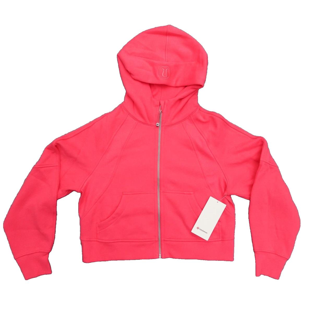 Lululemon Xs/s Scuba Oversized Full Zip Hoodie Glaze Pink Size X-small / Small