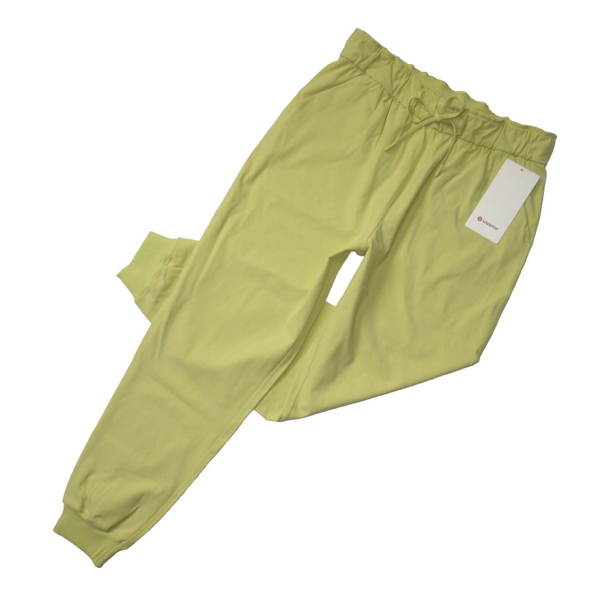 Lululemon Stretch High-rise Jogger in Finch Yellow Luxtreme Pants 10