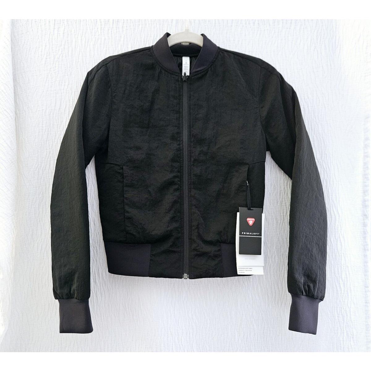 Lululemon Non-stop Bomber Size 0 Black