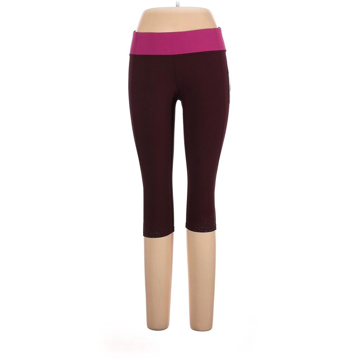 Lululemon Athletica Bordeaux Drama Raspberry Tight Stuff Crop - US 10