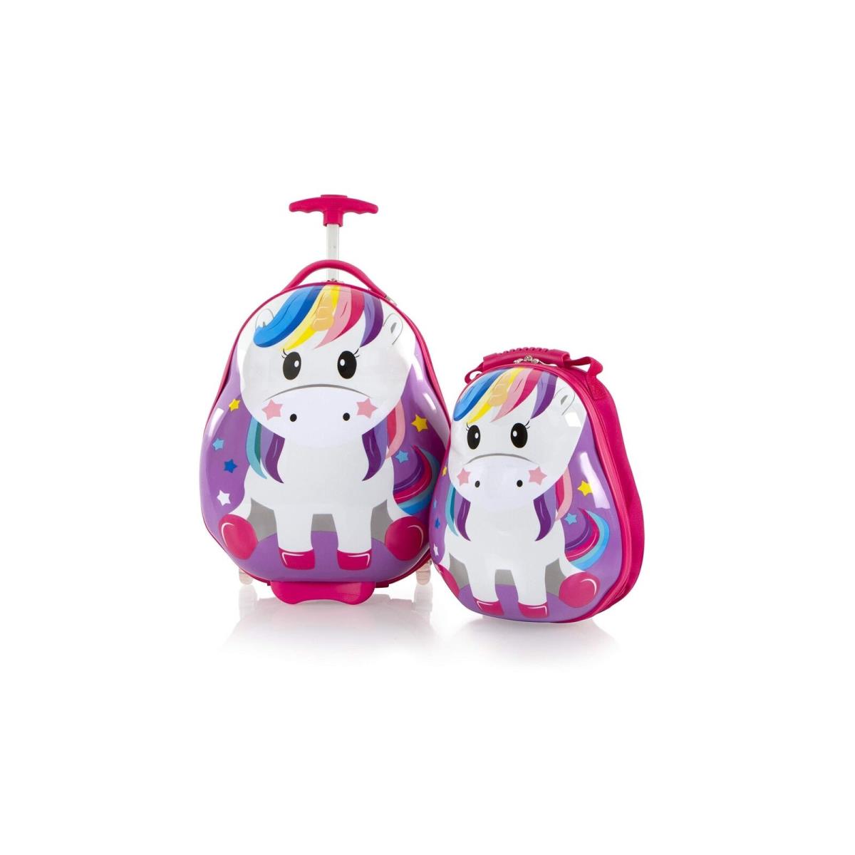 Heys Kids` Travel Tots 8211 2pc. Kids Luggage Backpack Set Unicorn One Si