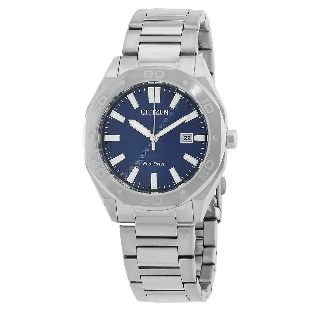 Citizen Eco-drive Blue Dial Men`s Watch BM7630-80L