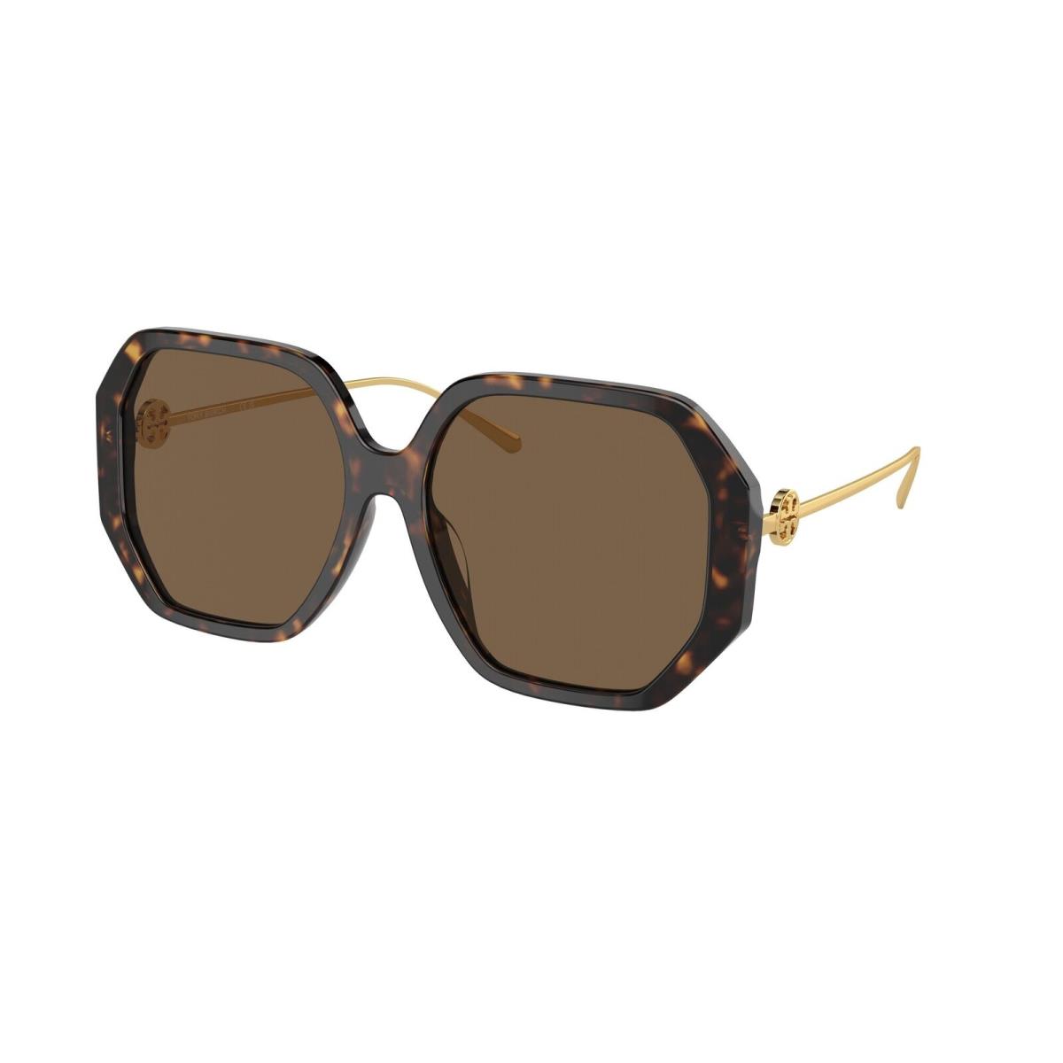 Tory Burch TY7204D 196473 Tortoise Dark Brown 57 mm Women`s Sunglasses