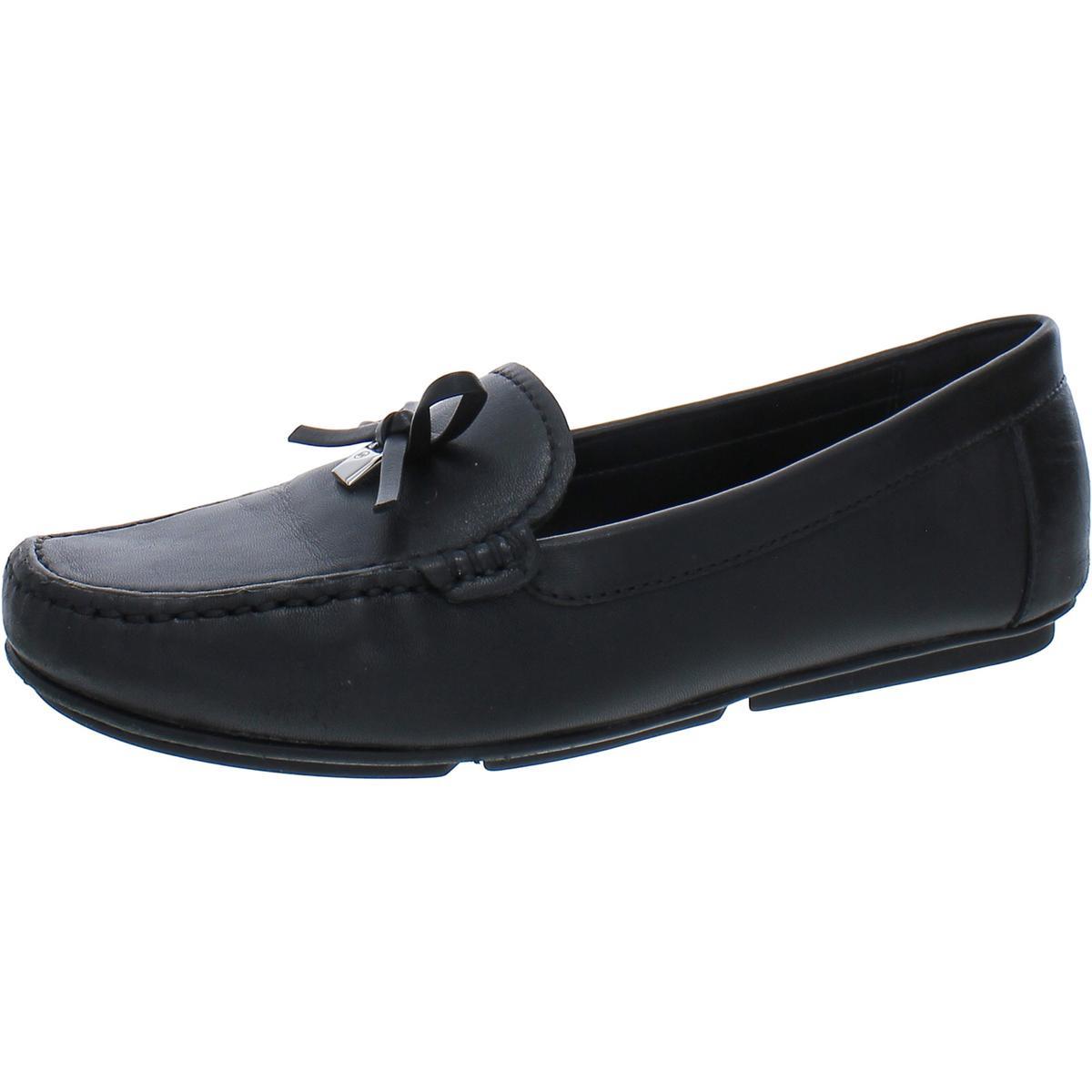 Kors Womens Juliette Moc Leather Loafers Flats Bhfo 0258 6 Medium (B,M)