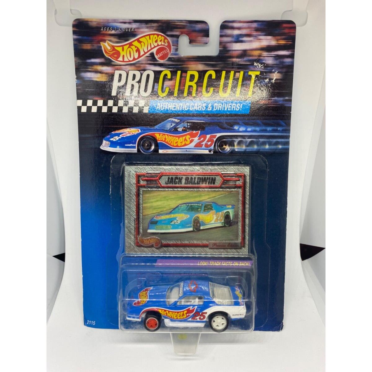 Hot Wheels Pro Circuits Nascars Indy Cars Dragster Camarodesigns to Pick From Hot Wheels #25 Jack Baldwin Camaro