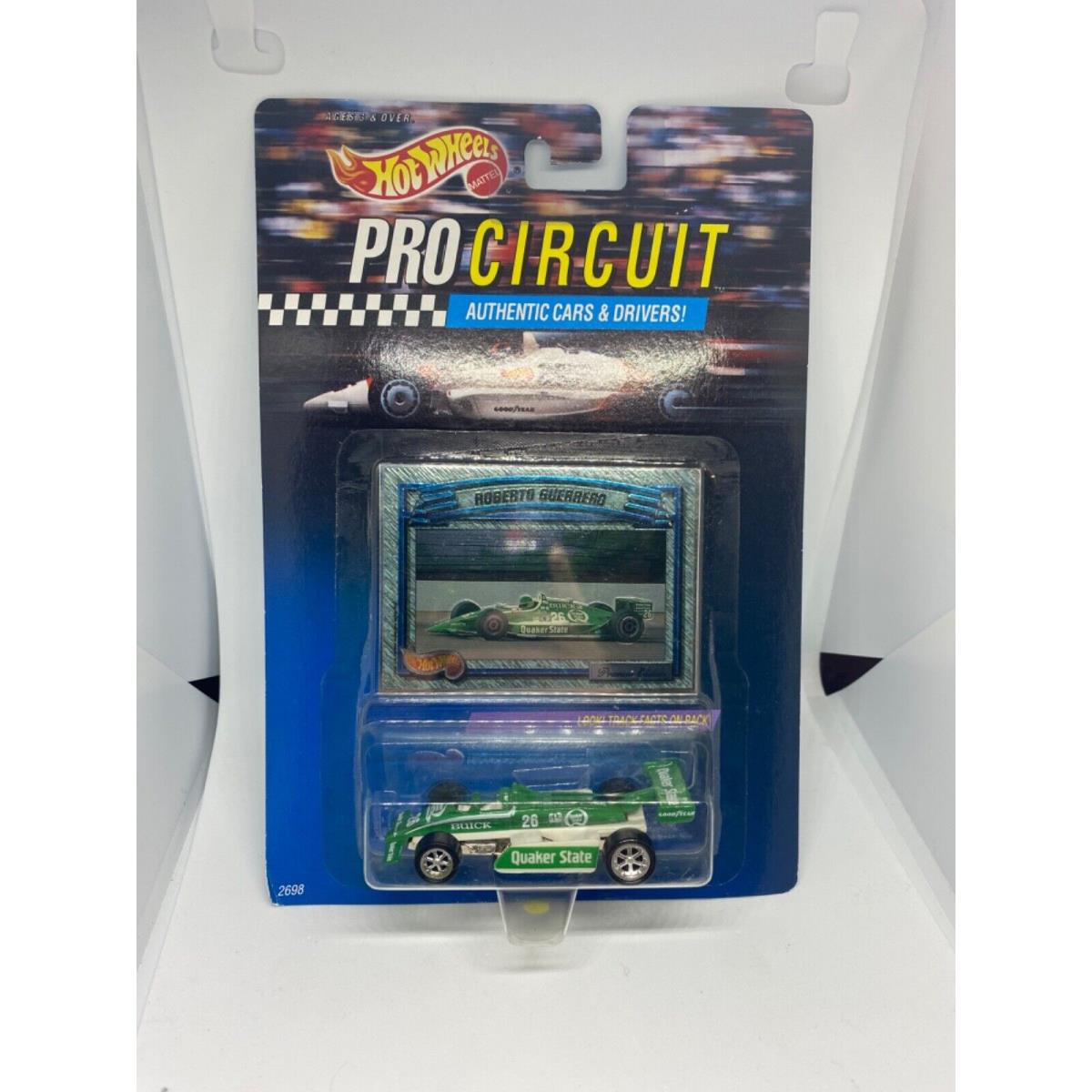 Hot Wheels Pro Circuits Nascars Indy Cars Dragster Camarodesigns to Pick From Quaker State #26 Roberto Guerrero Indy Car