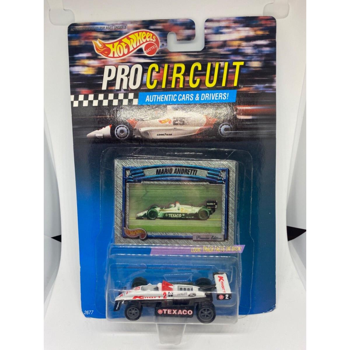 Hot Wheels Pro Circuits Nascars Indy Cars Dragster Camarodesigns to Pick From Texaco/Kmart #2 Mario Andretti Indy Car