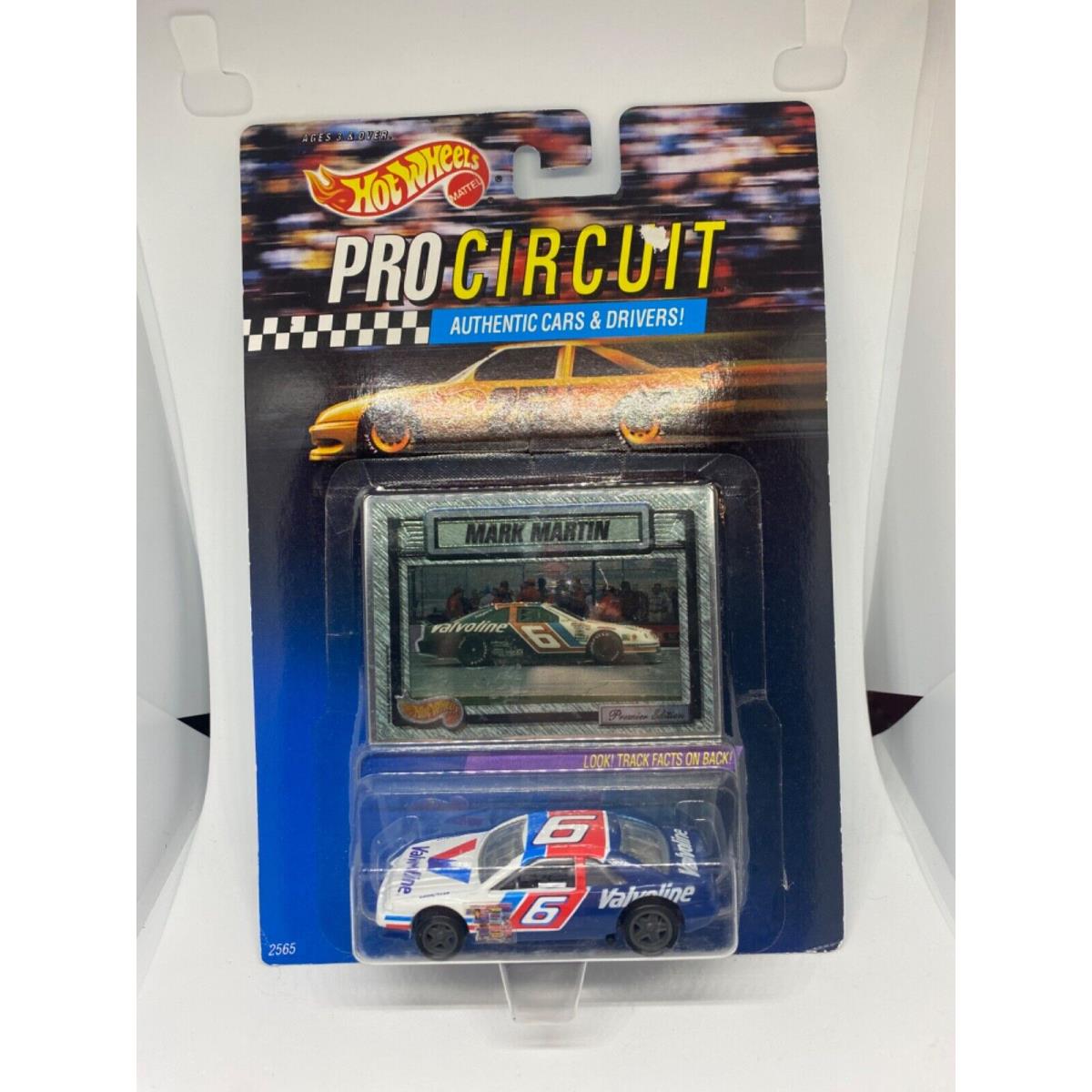 Hot Wheels Pro Circuits Nascars Indy Cars Dragster Camarodesigns to Pick From Valvoline #6 Mark Martin Nascar