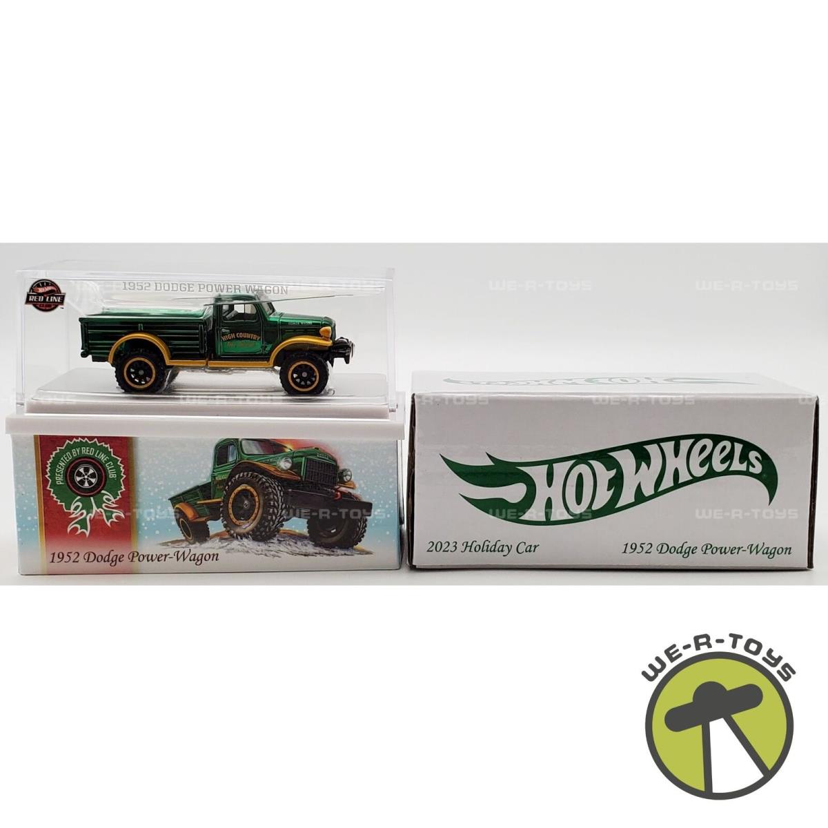 Hot Wheels Rlc 2023 Holiday Car 1952 Dodge Power-wagon Vehicle Mattel Nrfp