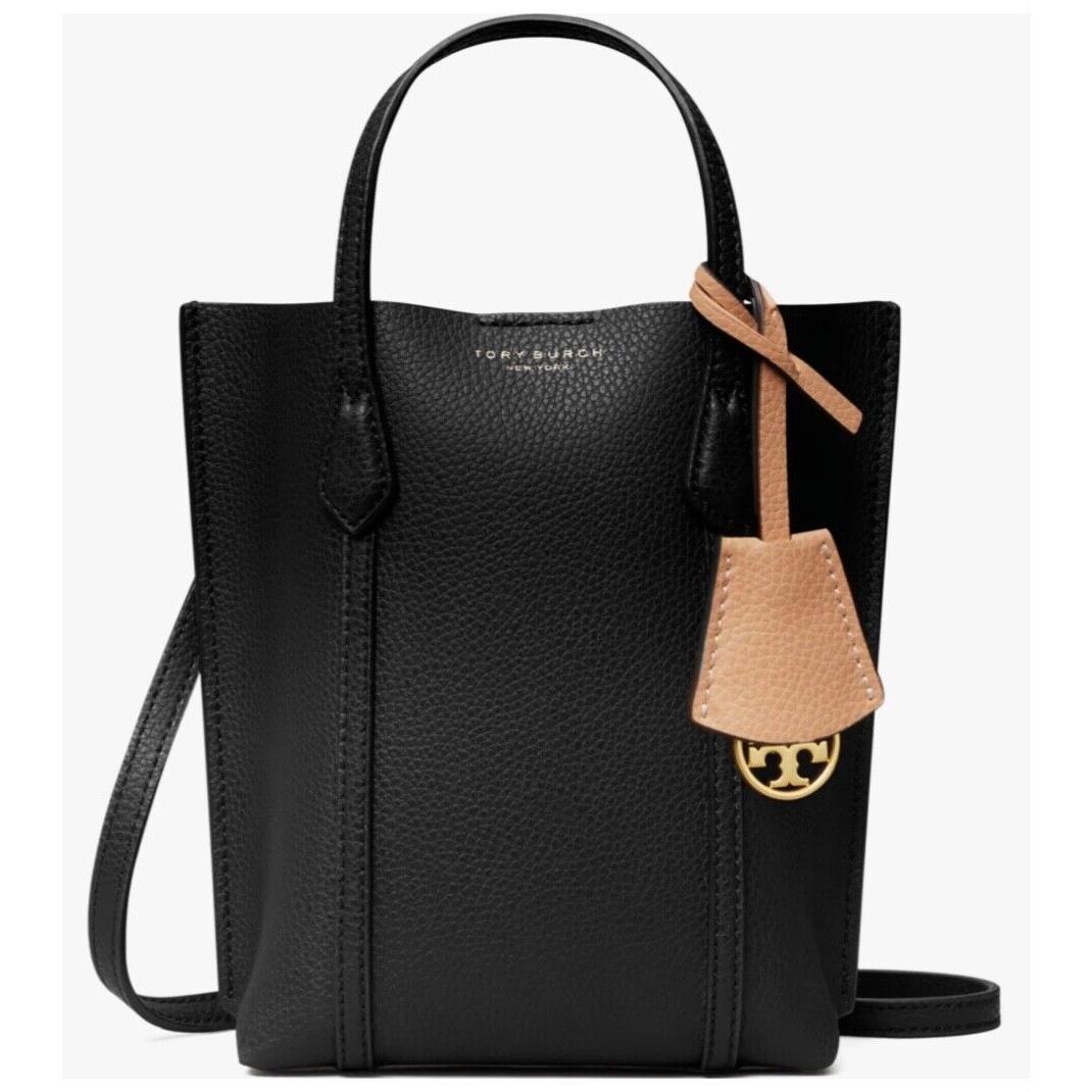 Tory Burch Perry Black Mini Tote Bag