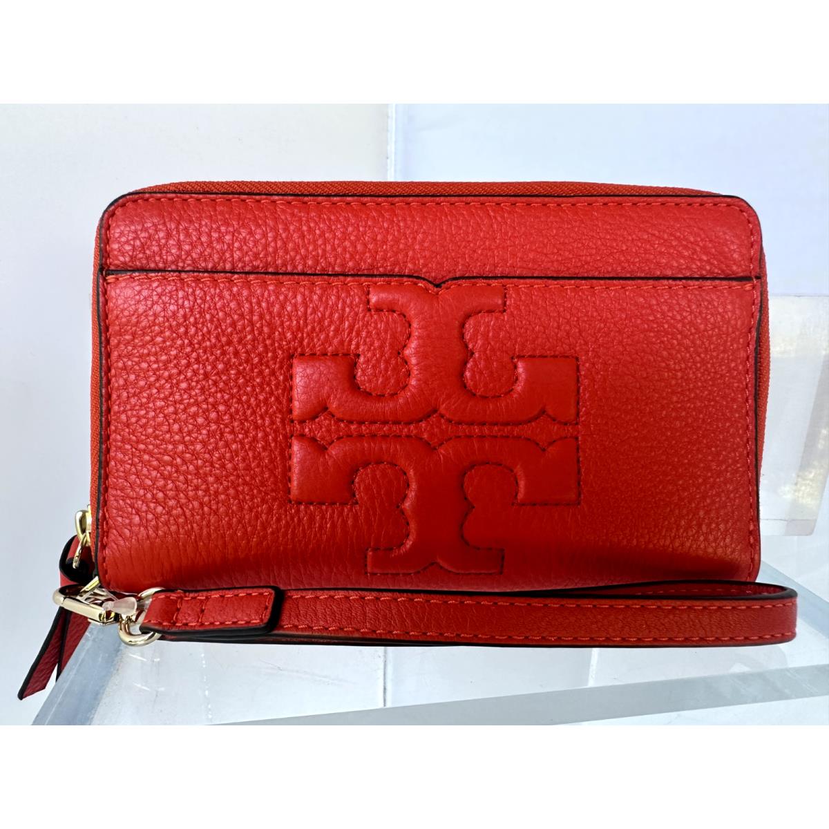 Tory Burch Wallet Wristlet Miller Smartphone Poppy Red