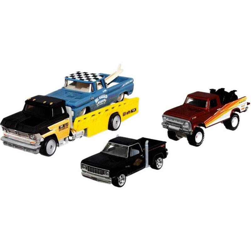 Hot Wheels Premium 2024 Set of 4 Pieces Series J Diecast Model Cars by Hot Whe