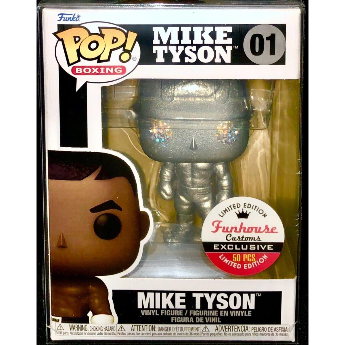 Only 50 Made Funhouse Exclusive Silver Diamond Funko Mr T Boxing 01 Pop Sports