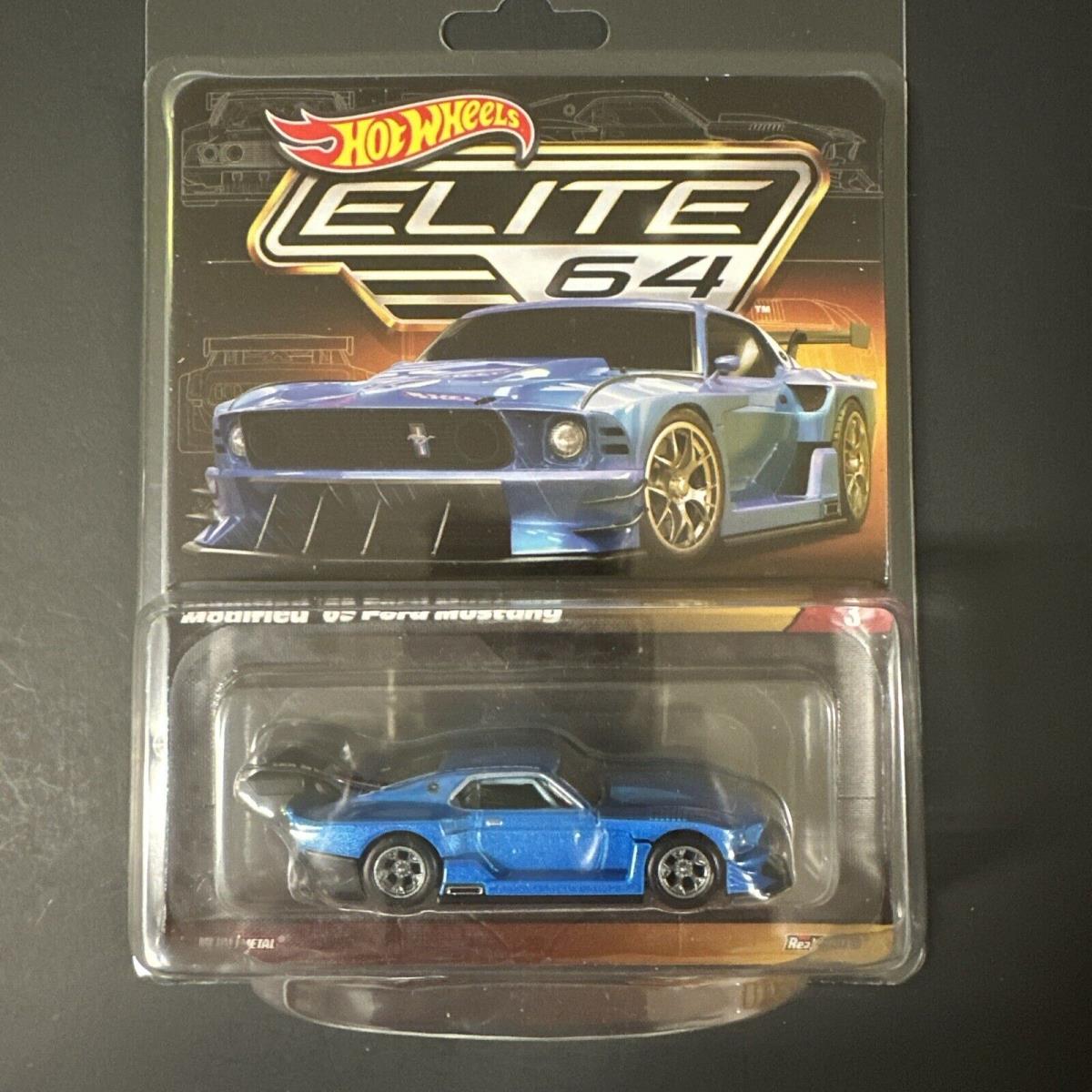 Hot Wheels Mattel Creations Hwc Elite 64 Series Modified 69 Ford Mustang