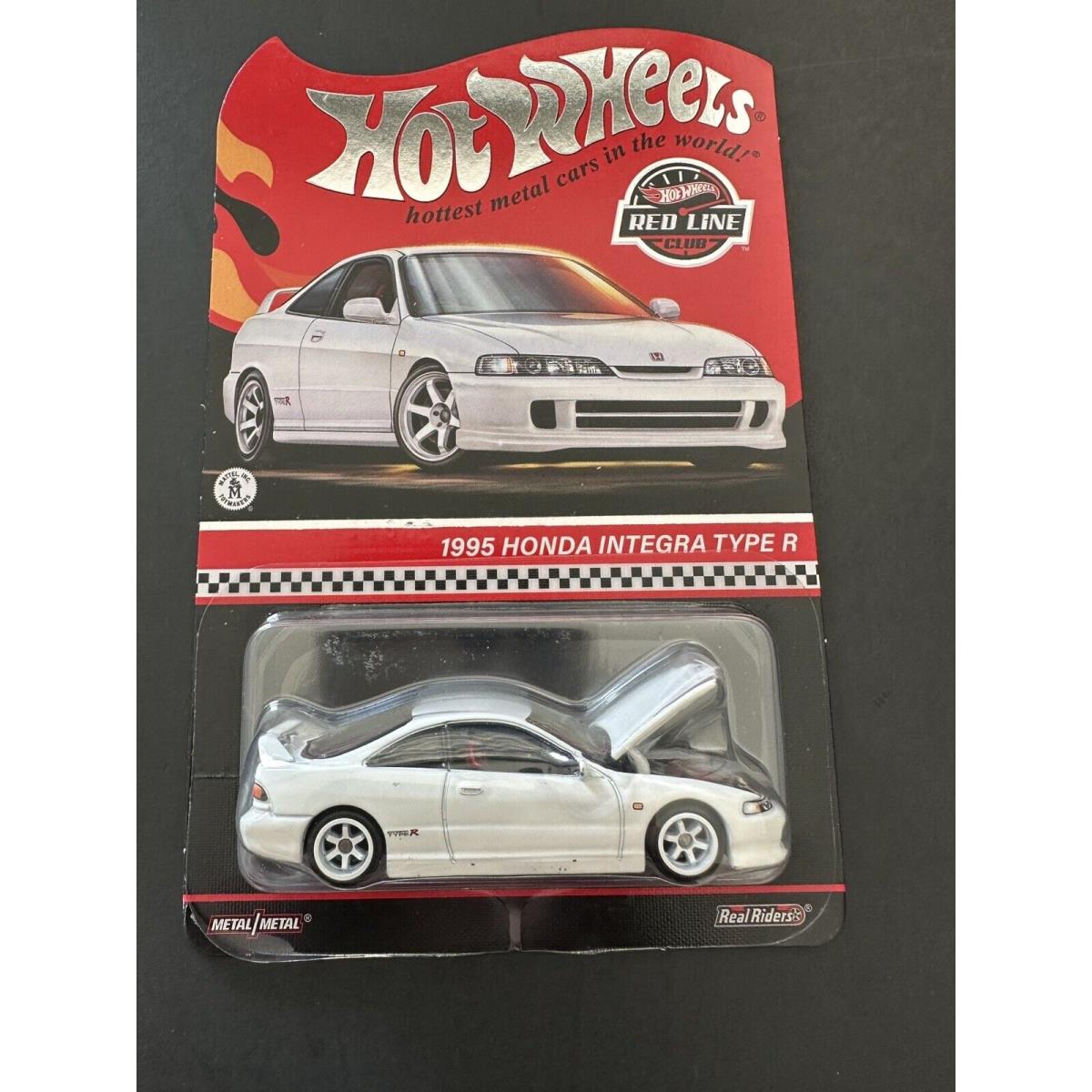 Hot Wheels Rlc 2023 Red Line Club 1995 Honda Integra Type R White Real Riders