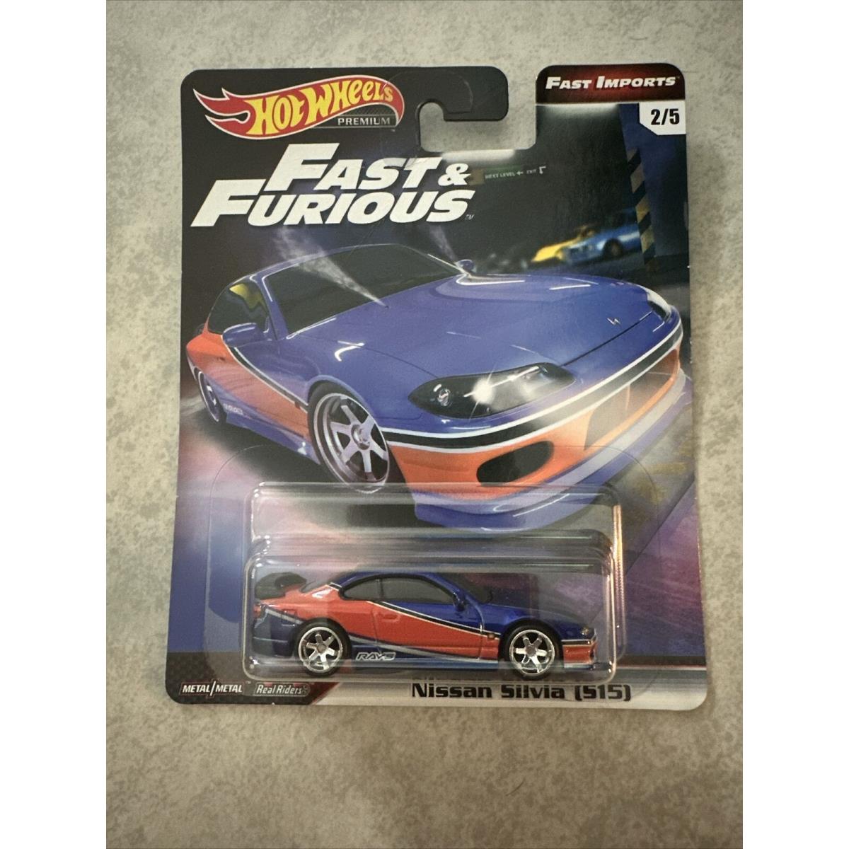 Hot Wheels Nissan Silvia (S15) 2019 Hot Wheels Premium Fast Furious Fast Imports Nissan Silvia S15 2/5