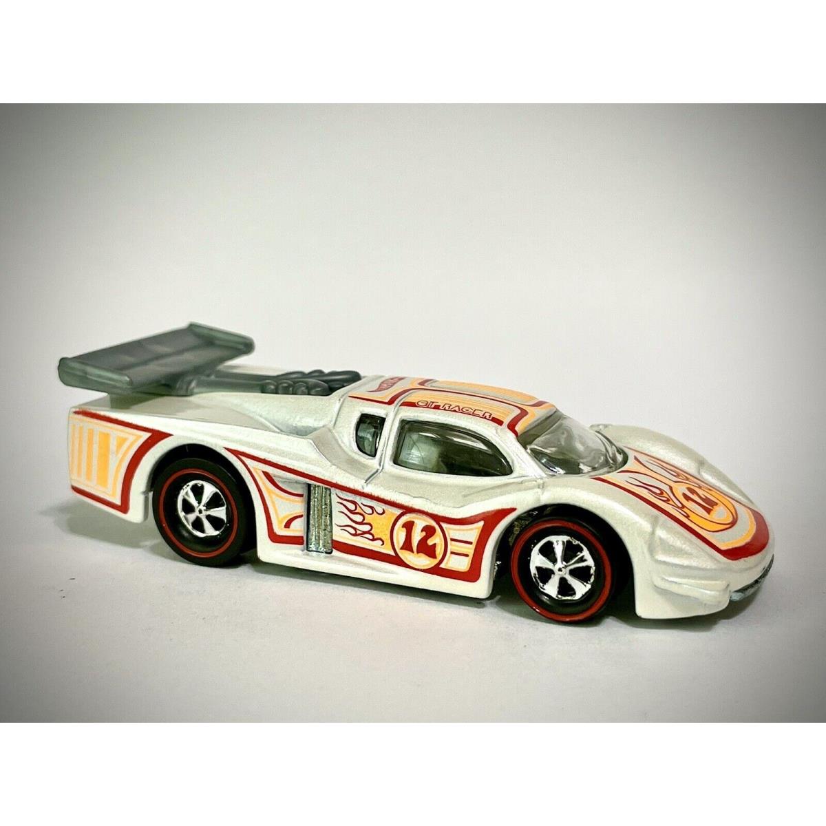 Hot Wheels Ford GT Racer Custom Made Redline W3784 2011 White 1:64