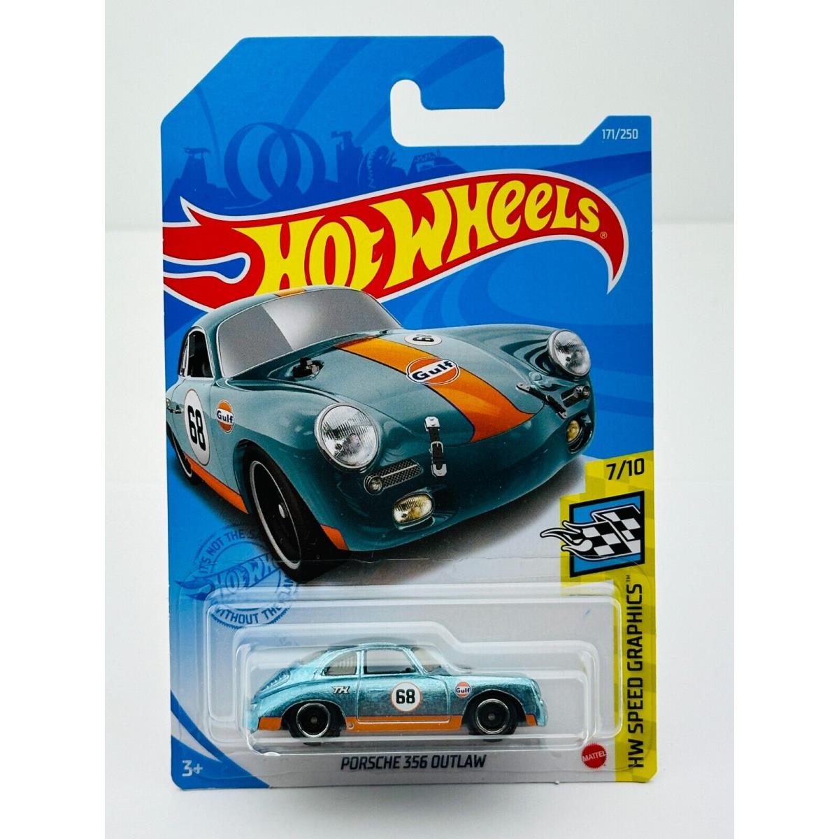 Hot Wheels 2021 Super Treasure Hunt Porsche 356 Outlaw Gulf Light Blue