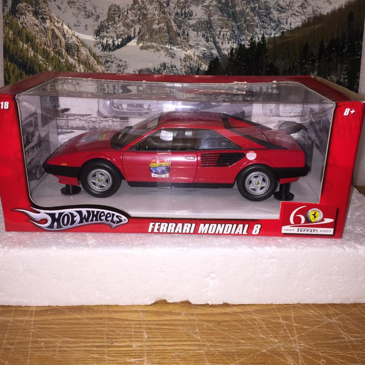 2007 Hot Wheels 1:18 L7340 Ferrari Mondial 8 1947-2007 60th Ltd Ed