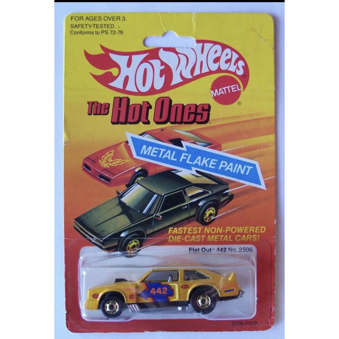 Hot Wheels 1982 The Hot Ones Flat Out 442 Gho Gold Metal Flake